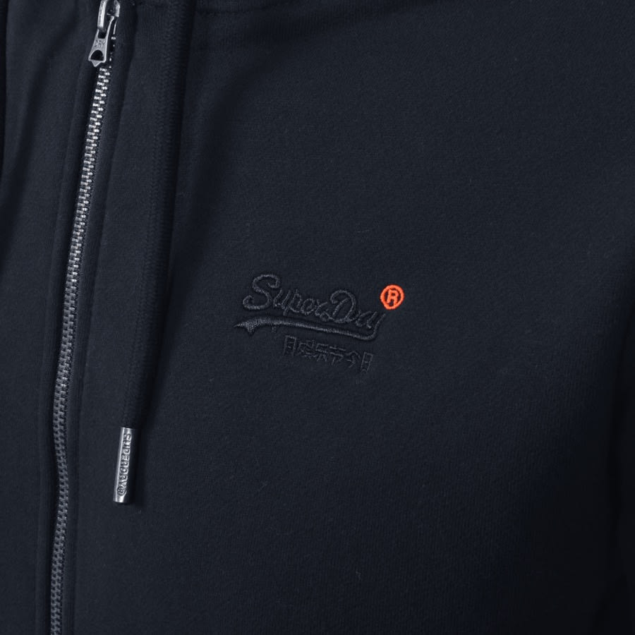 Alternative Image for ProductSuperdry Orange Label Full Zip Hoodie Navy3